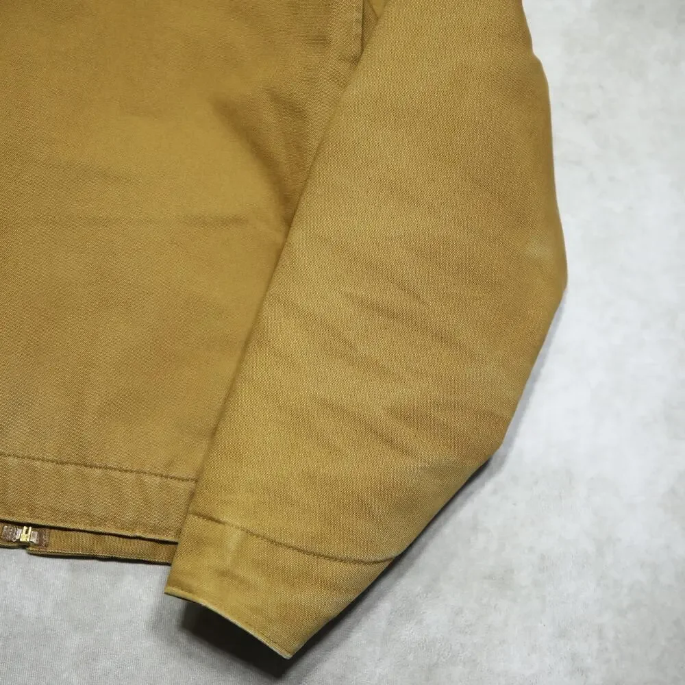 Vintage Carhartt J001 BRN Faded Brown Detroit Jacket Size Small - Picture 11 of 16